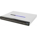 48x100Mbit (RJ45), 4xGigabit Combo(RJ45/miniGBIC) PoE (SRW248G4P-EU)