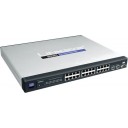 Managed Gigabit Switch 24x1000Mbit (RJ45), 2xSFP(mini-GBIC) (SRW2024-EU)