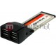 Kontroler 4World ExpressCard sterownik 4 porty USB 2.0