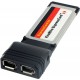 Kontroler 4World ExpressCard sterownik 2 porty FireWire/1394