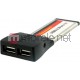Kontroler 4World ExpressCard sterownik 2 porty USB 2.0