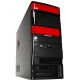 Obudowa Mode Com NEXT 2  Midi Tower ATX PREMIUM 400W czarno-czerwona