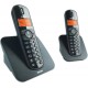 Telefon bezprzewodowy Philips DECT CD1502 Duo czarny