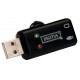 Karta dźwiękowa Digitus Audio adapter 16 Bit z regulacją głośności USB (DA-70777/A-DA-70777)