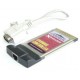 Kontroler XpoweR CardBus 1xCOM