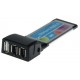 Kontroler XpoweR USB 2,0 + FIREWIRE 1394