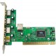 Kontroler 4World 5 portów (4+1) chipset VIA 2997
