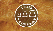 3 rozmiary pieczywa 3 rozmiary pieczywa