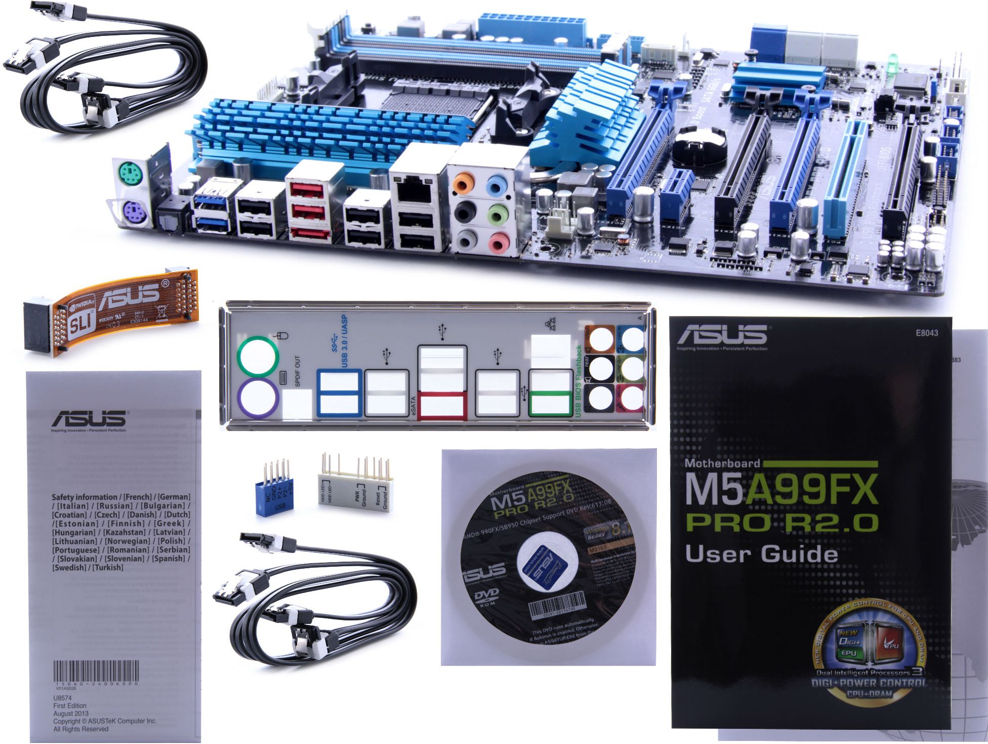 M5A99FX PRO R2.0, 990FX, DDR31866, SATA3, GBLAN, ATX (M5A99FX PRO R2.0