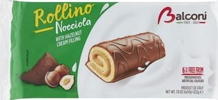 Balconi Rollino Nocciola Rolki Biszkoptowe Z Kremem Orzechowym W