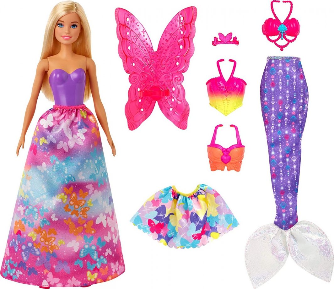 Barbie Barbie Dreamtopia Przebieranki Ksi Niczka Wr Ka Syrena W