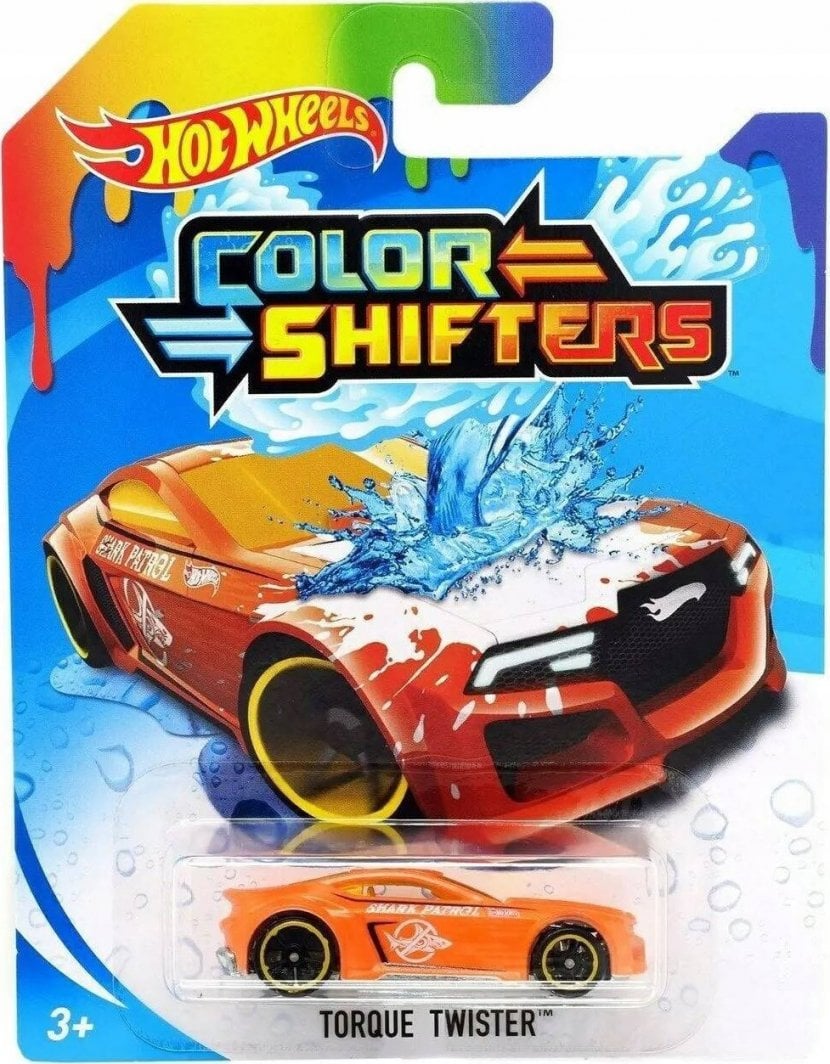 Mattel Hot Wheels TORQUE TWISTER ZMIENIA KOLOR Auto Autko Color