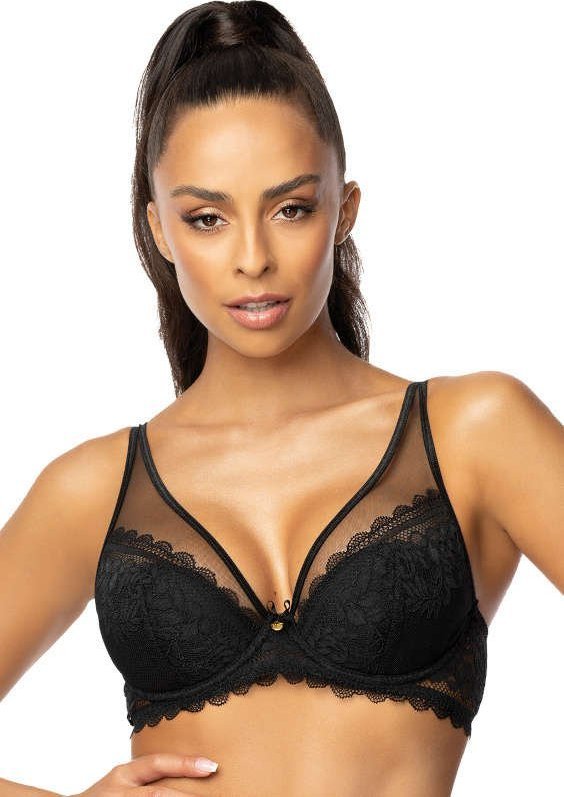 Mat Lingerie Biustonosz Push Up Czarny Estelle M B Morele Net