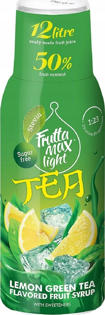 FruttaMax Syrop Frutta Max Ice Tea Cytrynowa Green Light 500 Ml