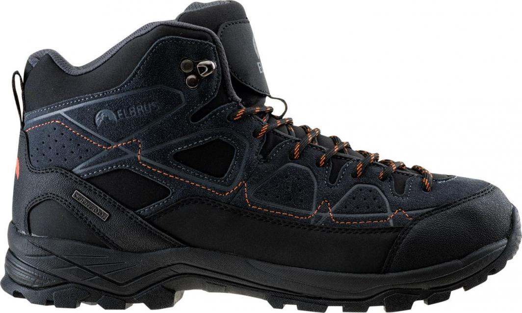 Elbrus Buty męskie Nidey Mid Wp Asphalt Black Flame r 44 Buty