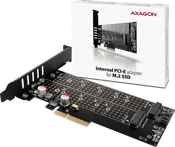 Axagon Adapter Pcie X X M Nvme M Key Sata B Key Slot Pcem D