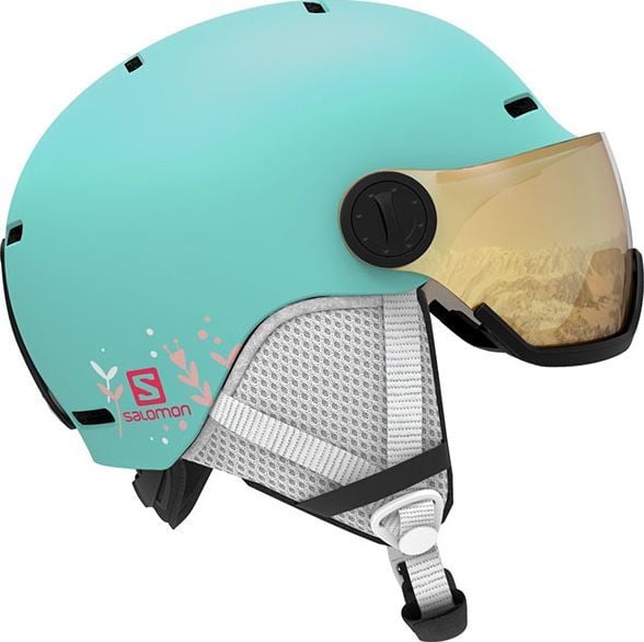 Salomon Kask Z Przy Bic Szyb Salomon Grom Visor Aruba Glossy Univ