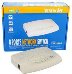 8-Portowy prze��cznik 10/100Mbps Fast Ethernet Switch (4186)