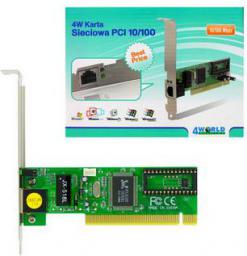 Karta sieciowa PCI 10/100BaseTX (RJ45) chipset Realtek