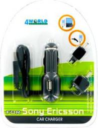 �adowarka do telefon�w SONYERICSSON, samoch�d/USB (B04204)