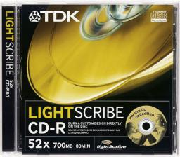 CD-R 700MB/80MIN 52xSpeed LIGHTSCRIBE (Jewel Case 1szt)