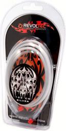 RC053  KABEL SATA K�TOWY 100cm UV-srebrny