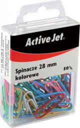 Spinacze kolorowe 28mm opak.50szt