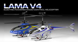 model RC HELIKOPTER LAMA V4 srebrna zestaw
