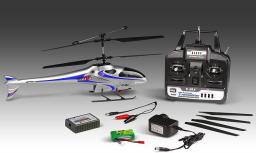 model RC HELIKOPTER LAMA V4 srebrna zestaw