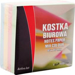 Kostka papierowa kolorowa 85x85mm