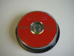 CD-R 870MB/99min 48x CZERWONY10szt