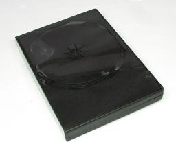 PUDE�KO na 8szt p�yt DVD 27mm czarny 1szt