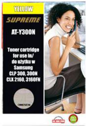 AT-Y300N toner laserowy do drukarki Samsung (zamiennik CLP-Y300A)