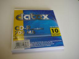CD-R 700MB/80min 52xSPEED srebrny 10 szt.