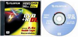 DVD+R 8.5GB 2.4X DOUBLE LAYER JEWEL CASE 1SZT