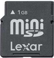SD Mini 1024MB + adapter