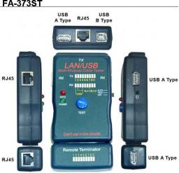 tester kabli sieciowych i telefonicznych  RJ45/RJ11/USB