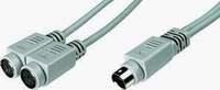 KABEL ROZGA�ʬNIK PS/2 KLAWIATURA + MYSZ