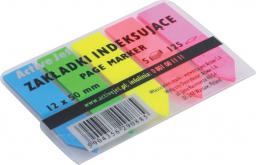 Zak�adki indeksuj�ce kolorowe 5x12x50mm, 125kartek