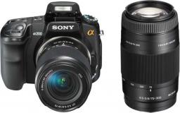 DSLR-A200 czarny + SA18-70/75-300