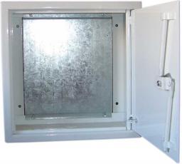 SZAFKA STALOWA PE�NA 350x350x200mm (zamek) bia�a (ACT 2)