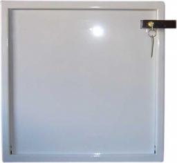 SZAFKA STALOWA PE�NA 400x400x180mm (k��dka) bia�a (ACT 4)