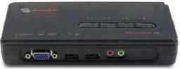 zdjecie KVM Switch (4 ports, VGA, USB, Audio) z kablami