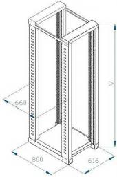zdjecie RACK PODW�JNY 2x19"" 32U g�.800mm RSX-32-XD8 TRITON (RSX-32-XD8)