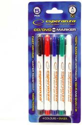 zdjecie CD-MARKER ESPERANZA 4 pisaki+wymazywacz