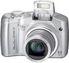 PowerShot SX100 IS srebrny + Pamięć SD 1GB zdjecie PowerShot SX100 IS srebrny + Pamięć SD 1GB
