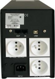 ET-1230 CZARNY 1000 USB/RJ/AVR/4