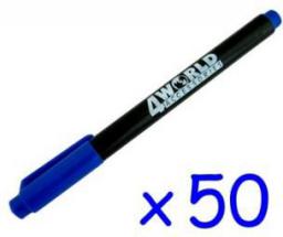 Marker do p�yt CD/DVD niebieski, 50 szt. (Z0010)