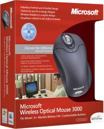 Wireless Optical Mouse 3000 Steel-Blue