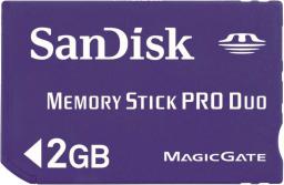 Memory Stick Duo 2GB Pro